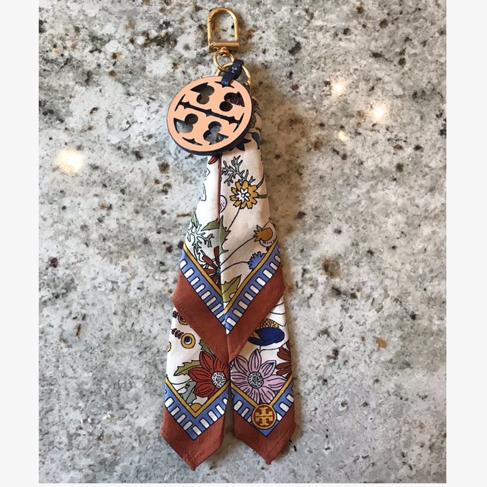Tory Burch Scarf Key Fob